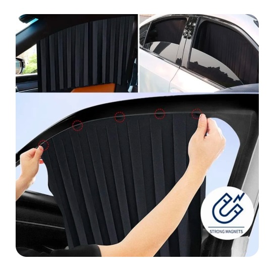 Car Window Sunshade Cover Curtain - Image 3