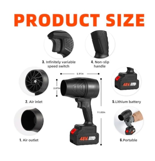 Portable Air Blower Jet Car Dryer - Image 2