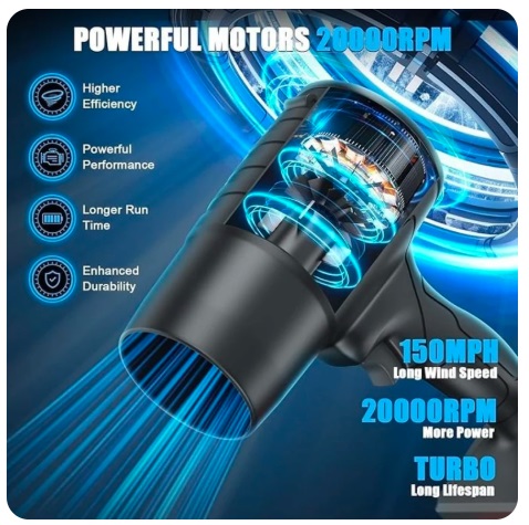 Portable Air Blower Jet Car Dryer - Image 6