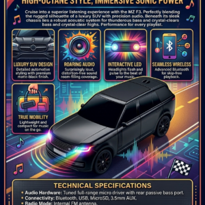 F3 - 2-Series 2 car-shaped wireless speaker