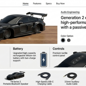 F9 car-shaped Bluetooth speaker