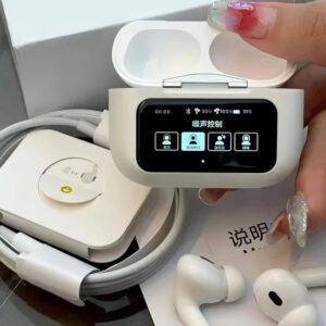 Display Ear Buds - Wireless Earbuds with Remote Photography