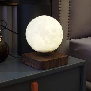 Magnetic Levitating Moon Lamp - 3D Printed Floating LED Night Light