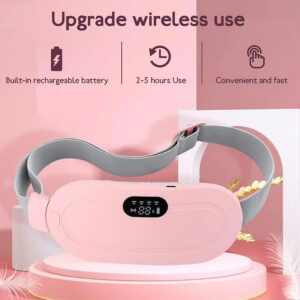 Cordless Period Cramp Relief Massager Belt